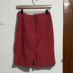 J.Crew Wool Blend Pencil Skirt Red Size 2 Business Casual Office Photo 1