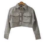 Windsor Chic Sophistication Tweed Cropped Jacket NWT Small (Sold Out Online) $52 Photo 4