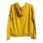 PINK - Victoria's Secret  Yellow Hoodie with Navy Accents, Large Photo 2