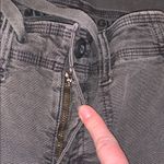 American Eagle Classic Bootcut Gray Drawstring Canvas Cargo Pants 2 Photo 12