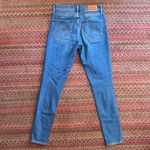 Levi's 721 HIGH RISE SKINNY RIPPED KNEE JEANS Photo 5