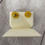 Jewelry necklace earrings and bracelet set Iridescent clear sparkle beads Silver Photo 7