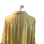 Unlisted Women’s blouse yellow size medium button up Photo 10