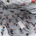 Vera Bradley Disney  Vera Tote Lunar Gray Bag Purse Mickey Mouse Featherweight Photo 2