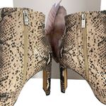 Jessica Simpson  Briyanne Women's 8.5 M Python Print Stretch Stiletto Ankle Boots Photo 4