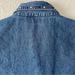 Cat Shirt Red White & Blue Size Large 100% cotton Photo 3