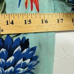 Umgee Green Floral Romper Womens S Tropical Beachy Vacation Short Sleeve Casual Photo 7