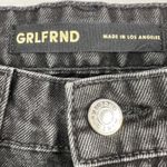 GRLFRND Revolve  The Karolina High Rise Straight Crop Jean Washed Black Size 28 Photo 3