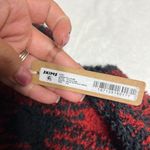 SKIMS Buffalo Red Black Plaid Fuzzy Knit Sweater S/M NEW Photo 5