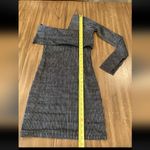 Beaufille Pinstripe One Sleeve Canopy cotton Linen Blend Stretch Mini dress 0 Gray Photo 9