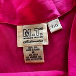 Morgan Taylor  Silk Dress in Vibrant Pink Photo 1