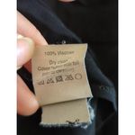 J.Crew J. Crew Black Viscose Long Sleeve Half Button Long Sleeve Shirt Women's Small Photo 5