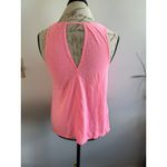 Lilly Pulitzer  Pink Sleeveless Tank Top Cutout Back Casual Cute Women's Photo 2