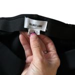 Helmut Lang Black Reflex Bodycon Leggings Contrast Topstitch Detail Trim Size Sm Photo 7