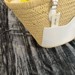 Elegant Straw Tote Bag with White Handles By On 34th Tan Photo 5