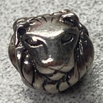 Chamilia Sterling Silver Lion Head Charm Bead 925 Country Farmhouse Animal Lover Photo 0