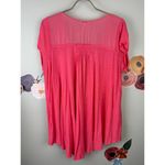 Free People Pink Highland Azalea Blouse - Size - Small Photo 2