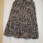Cara Cara Animal Print Full Skirt Brown Size 2 Photo 9