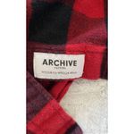 Woolrich  Red Buffalo Check Flannel Archive Pattern Long Sleeve Button Up Shirt M Photo 10