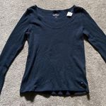 Hollister Navy Long Sleeve Top! Photo 0