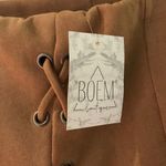Boem Boutique Tan Lace Up Skirt Photo 3