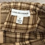 love on a hanger Brown Plaid Mini Skirt Photo 2