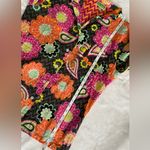 Vera Bradley  Ziggy Zinnia Floral Paisley Chevron Button-Down Shirt Photo 7