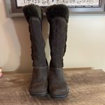 Baretraps  Cathy Suede Leather Boots Women’s Size 10 Faux Fur Buckle Details Photo 1