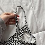 Michael Kors  Womens Size Small White Black Polka Dot Swimsuit Bikini Top Wired Photo 4