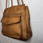 Fossil Brown Leather Shoulder Handbag Bag 75082 Purse with Key Photo 8