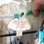 Rococo Sand Blossom Off the Shoulder Silk Top in Butterfly print, size XS Photo 4