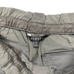 Athleta  Trekkie Paperbag Pants Size 4 Green High Rise Cinch Waist Hiking Outdoor Photo 8