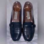 Etienne Aigner Vintage NWT IN BOX Women’s Size 8 Carver Navy Buckle Loafers Photo 4