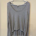 Free People  We The Free Malibu Thermal Top Gray Sz XS Photo 1