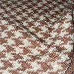 Houndstooth Pink  Neck Scarf Photo 1