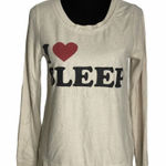 Chaser  Womens Cream Long Sleeve Crew Neck‎ Comfort Pullover Sweatshirt SZ M Photo 0