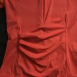 Athleta  ORANGE RUCHED YOGA ATHLETIC TOP. M Photo 5