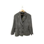 AllSaints Gray Double Breasted Blazer Jacket Relaxed Fit Office Career Size 4 Photo 6