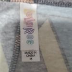 LuLaRoe  Gray Tee with Pastel Geometric Pattern Photo 1