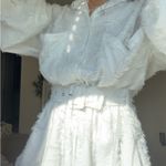 Sabo Skirt  Textured Dress White  Photo 3