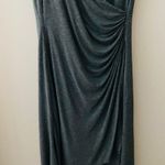 Anthropologie Maeve by Anthro. Heather Ruched Dress Gray XS Photo 10
