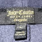 Juicy Couture Vintage  Black Label Velvet Joggers Size Large Navy Y2K Photo 2