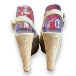 Veronica Beard $395 Women's Beige Dali Peep Toe Platform Wedge Sandal Shoes 7 Photo 6