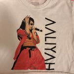 Los Angeles Apparel FRCHS Los Angeles x Aaliyah Singer Cotton Short Sleeve Crop Top - Small Photo 6