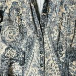 Ulla Johnson  Lucinda Puff Sleeve Corduroy Button Collared Midi Dress Size 10 Photo 12