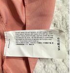 Theory  Smocked Blouse Women's Large Pink Salmon Strappy Sleeveless Pullover Photo 4