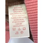 Tommy Bahama Pink/Brown Thick Contrasting Stitch Quarter Zip Pullover Size XS(2) Photo 3