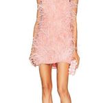 Cult Gaia Shannon Feather-Embellished Mini Dress Azalea/Coral, Size S New w/Tag Photo 14
