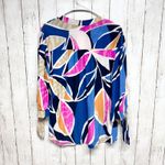 Cocomo Petite Shirt Women Size PXL Abstract Button V Photo 5