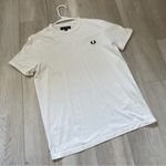 Fred Perry Tshirt cotton short sleeve womens White (medium) preppy sporty Photo 0